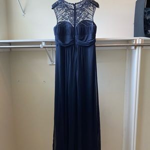 Navy Blue Gown